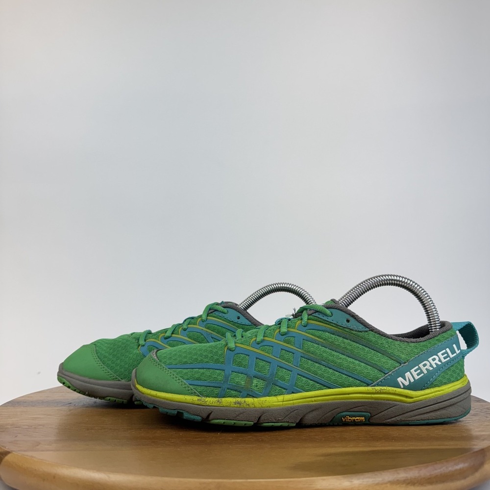 Womens Merrell Bare Access Arc 2 Green Barefoot Running Sneakers Size 8.5 M GUC - Picture 2 of 9
